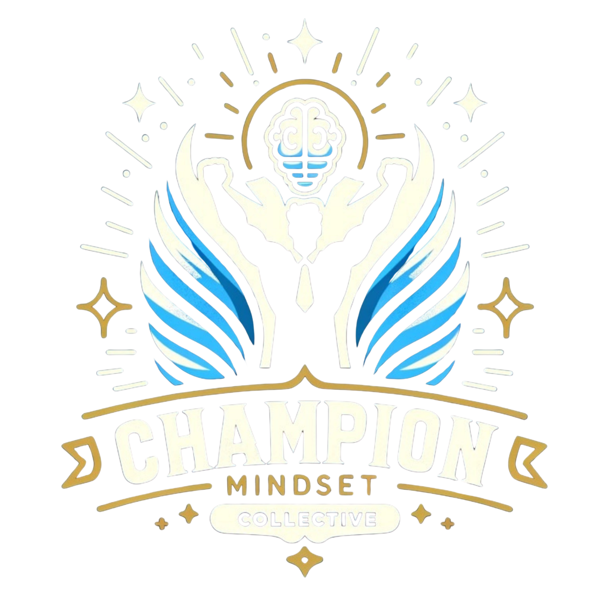 Champion Mindset Collective logo at the centre of the system